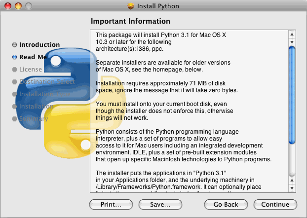 [Python 安裝程序：所支持的架構、磁盤空間及可接受目標目錄等相關信息］
