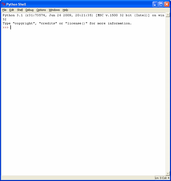 [Windows Python Shell, Python 的圖形化交互 Shell]
